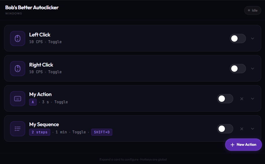 Bob's Better Autoclicker screenshot